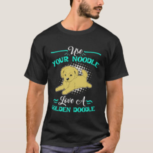 Cute Goldendoodle Womens Love A Golden Doodle T-Shirt
