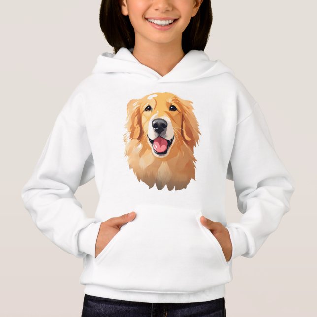 Cute goldenretriever Dog Happy Face Expression Dad (Front)