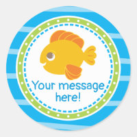 Cute Goldfish Under the Sea Birthday