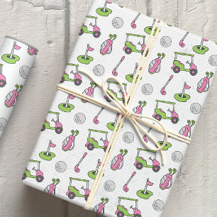 Cute Golf Wrapping Paper