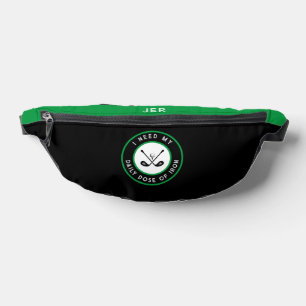 Cute Golfer Humour Funny Golf Club Sports Pro Blac Bum Bags