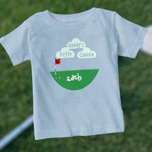 Cute Golfing Daddy's Little Caddie T-Shirt