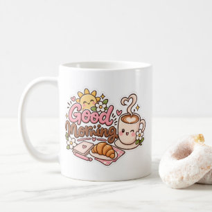 Cute Good Morning Coffee Mug design