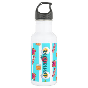 Cute Good Morning Delicious Breakfast 532 Ml Water Bottle