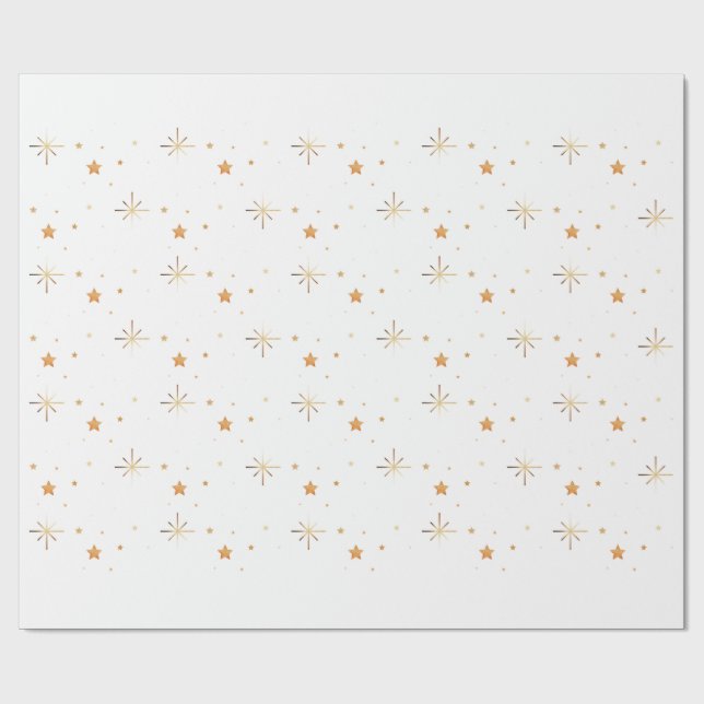 Cute Good Vibes Wrapping Paper (Flat)