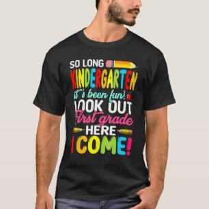 Cute Goodbye Kindergarten Welcome Back To School F T-Shirt