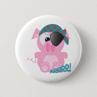 Cute Goofkins piggy pirate 6 Cm Round Badge