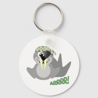 Cute Goofkins pirate walrus Key Ring