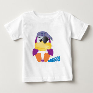 Cute Goofkins purple pirate ducky Baby T-Shirt