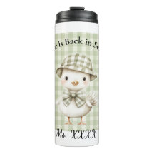 Cute Goose Personalised Teacher Tumbler