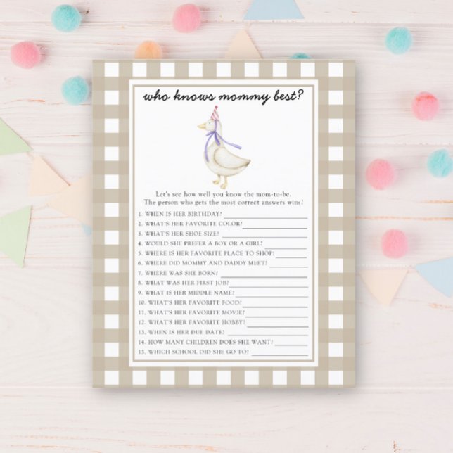 Cute goose - Who knows mummy best (Creator Uploaded)