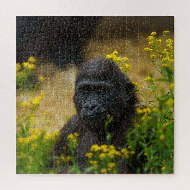 Cute Gorilla Baby Jigsaw Puzzle (Vertical)