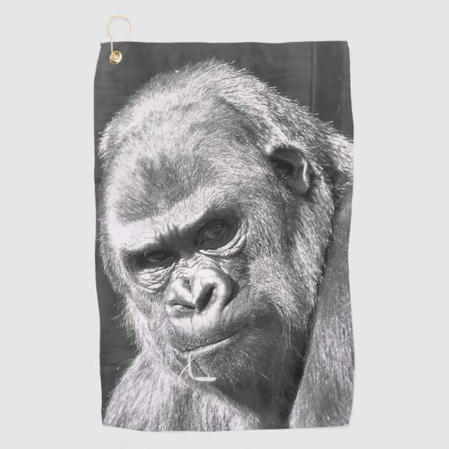 CUTE GORILLA GOLF TOWEL (Front)