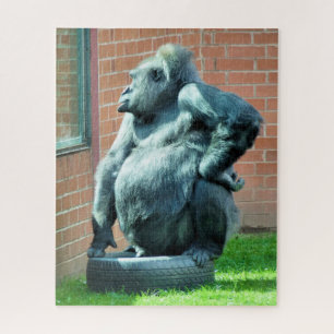 CUTE GORILLA JIGSAW PUZZLE