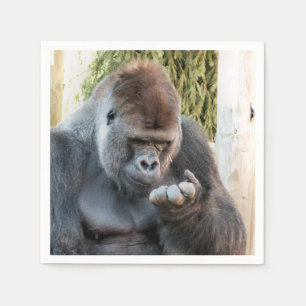 CUTE GORILLA NAPKIN