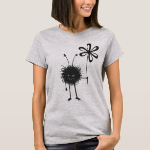 Cute Goth Evil Flower Bug T-Shirt