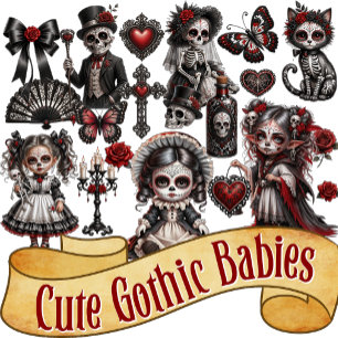 Cute Gothic Babies 1