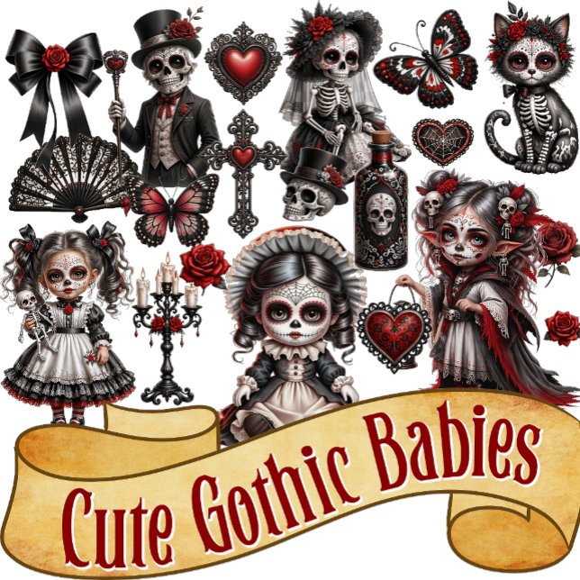 Cute Gothic Babies  1 (Creator Uploaded)