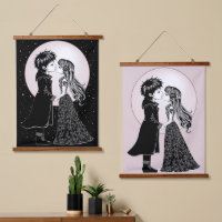 Cute Gothic Emo Kids Kiss Valentine's Day 