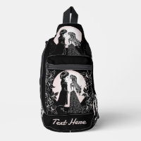 Cute Gothic Emo Kids Kiss Valentine's Day