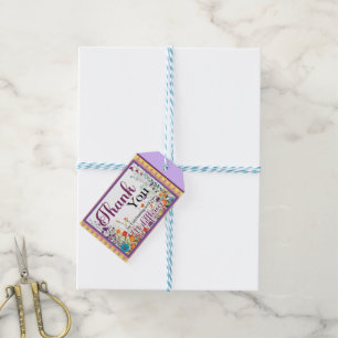Cute Gothic Garden Sugar Skull Gift Tags