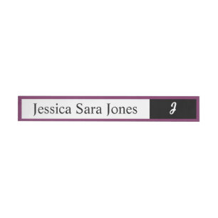 Cute Gothic Garden Sugar Skull Wraparound Address Label