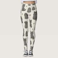 Cute Gothic Pets Pattern – Ghost animal 