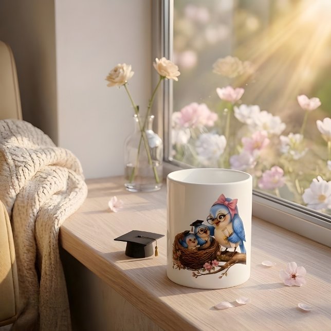 Cute Graduation Bird Speciality Mug (Creator Uploaded)