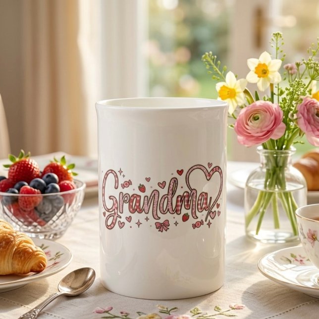 Cute Grandma Bone China Speciality Mug (Creator Uploaded)