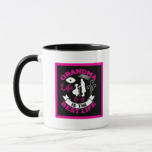 Cute Grandma life word art Mug