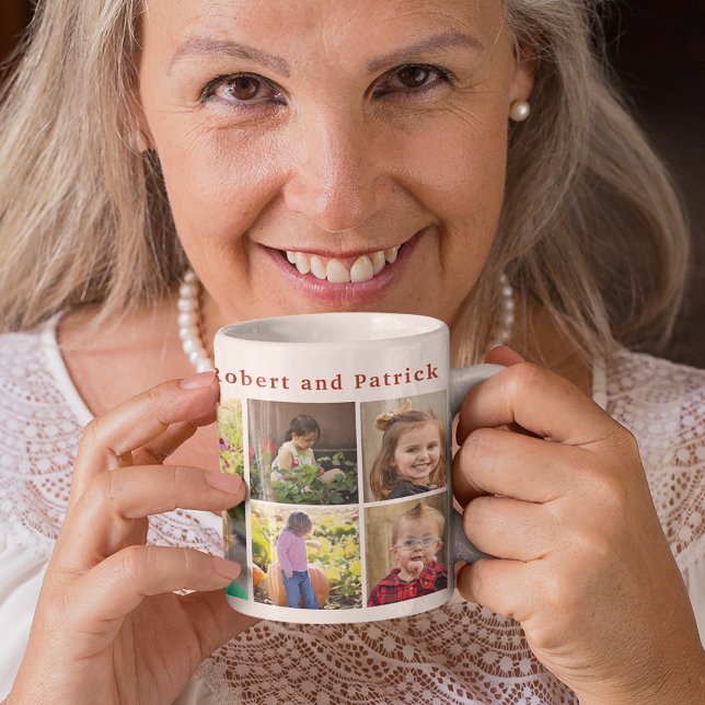 Cute grandma photo collage typography  coffee mug (Creator Uploaded)