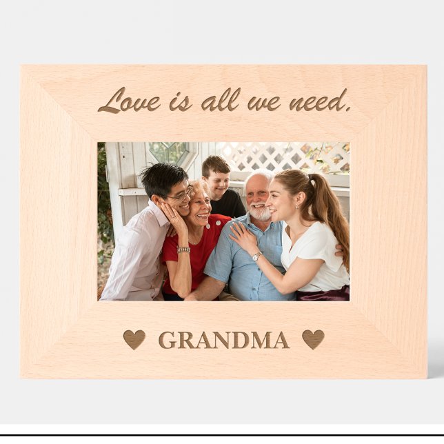 Cute Grandma quote Custom Wood Picture Frames (Creator Uploaded)