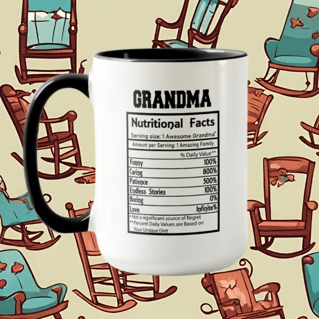 cute Grandma word art Mug (Creator Uploaded)