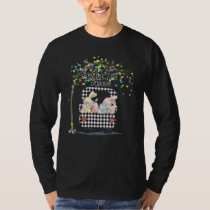 Cute Grandma's Bunnies Truck Family Matching Happy T-Shirt