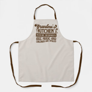 Cute Grandma's kitchen word art  Apron
