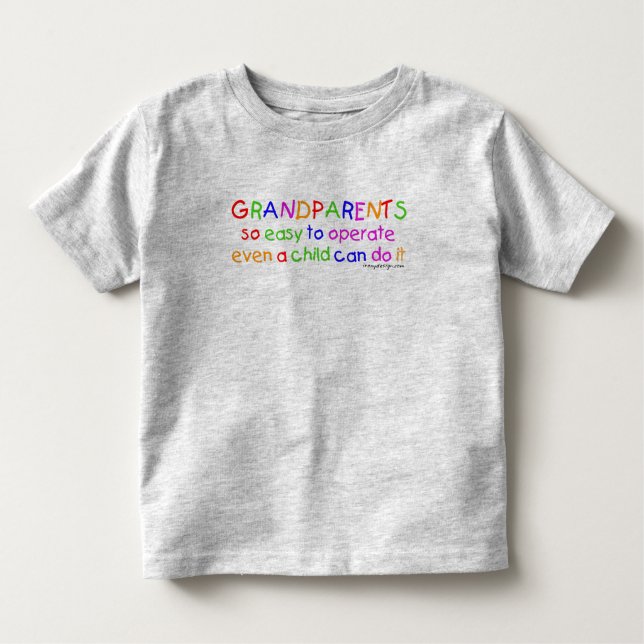 Cute Grandparents Love Toddler T-Shirt (Front)