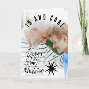 Cute Grandson Photo Gifts Card