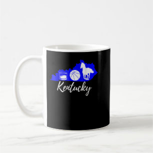 Cute Graphic Bourbon Basketball Horse Kentucky T-S Coffee Mug