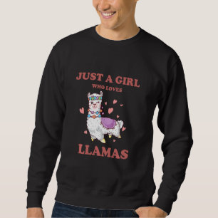Cute Graphic Llama Animals For Funny Llama Lovers Sweatshirt