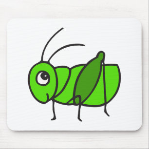 Cute Grasshopper Mouse Pad