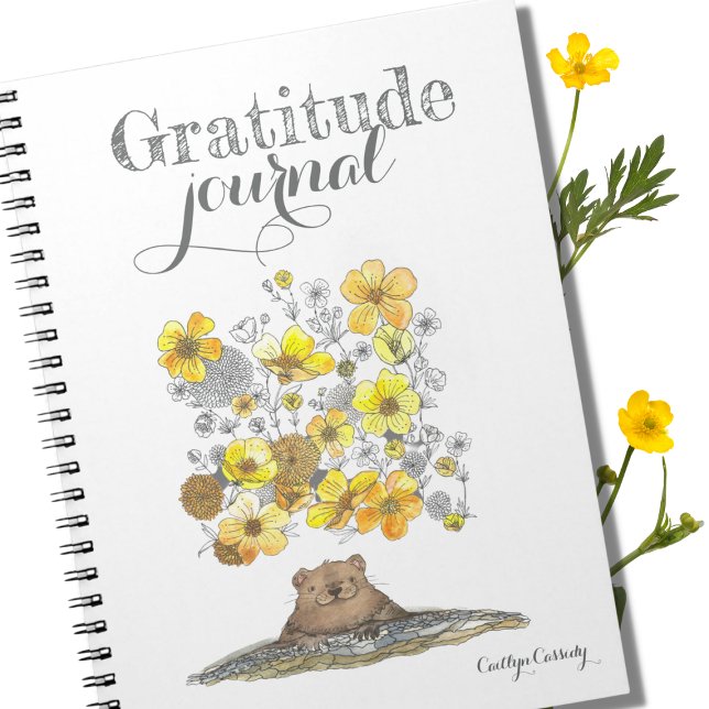 Cute Gratitude Journal Illustrated Flowers Name (Creator Uploaded)