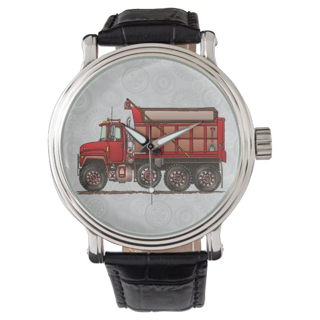 Cute Gravel Dump Truck Watch (Front)