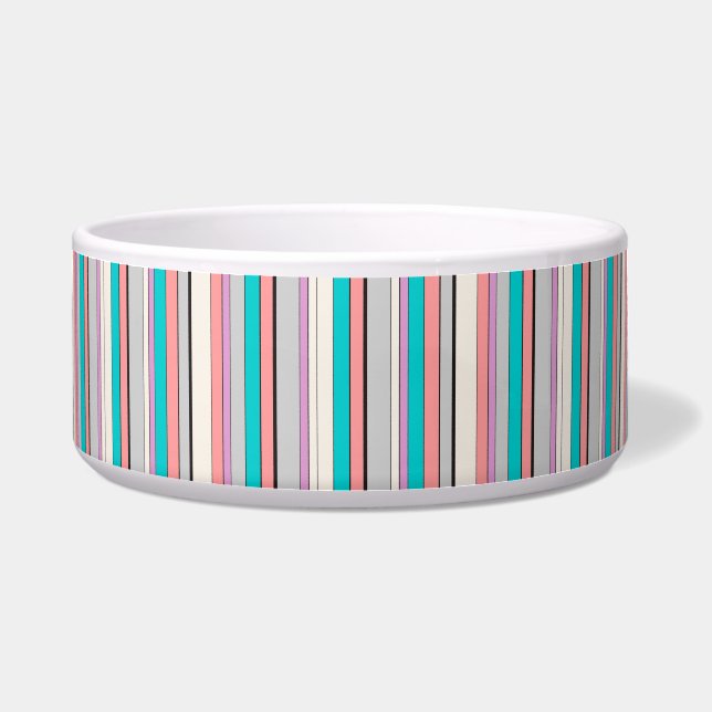 Cute gray aqua stripes (Front)