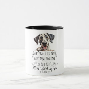 Cute Great Dane Dog Funny Custom Mug