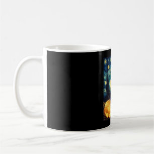 Cute Great Dane Dog Halloween Jack O Lantern Pumpk Coffee Mug