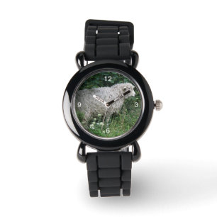 Cute Greedy Sheep Eating Glitter Watch
