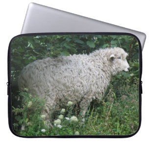 Cute Greedy Sheep Eating Laptop Sleeve
