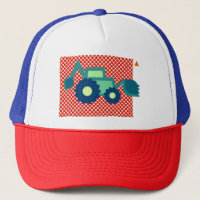 Cute Green Backhoe Funny Excavator Digger Boys