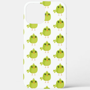 Cute Green Bird Cartoon iPhone 12 Pro Max Case