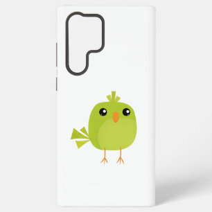 Cute Green Bird Cartoon Samsung Galaxy Case